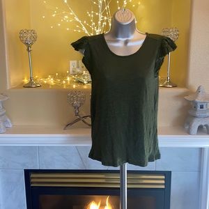 Women’s Banana Republic flutter sleeve top